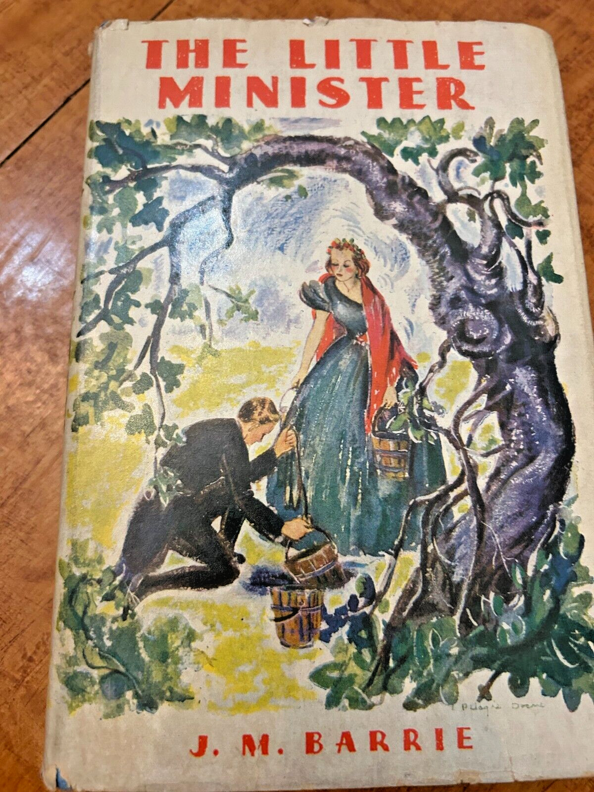 THE LITTLE MINISTER by J.M. BARRIE HC/DJ illustrated by Pelagie Doane