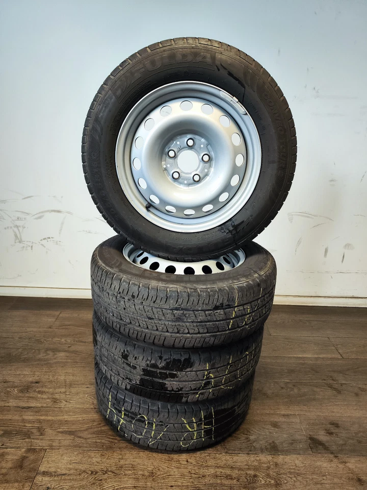 4 Sommerräder 205 65 R16 C Mercedes V Klasse W447 16" Stahlfelgen - Bild 2 von 3