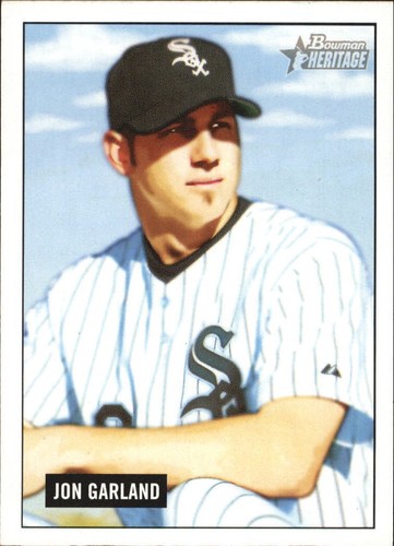 2005 Bowman Heritage Baseball Card #59 Jon Garland - Picture 1 of 2