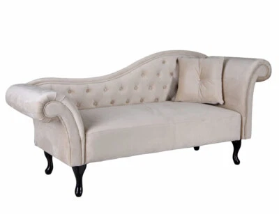 PALAZZO INT Samt Recamiere Vintage Sofa Chaiselongue Chesterfield Ottomane Couch Liege Antik