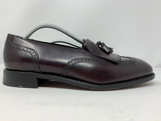 Florsheim Burgundy Kiltie Tassel Wing-Tip Loafers Slip-Ons Shoes Sz 12 D 465783 | eBay