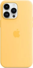 Genuine Apple iPhone 14 Pro Max Silicone Case / Cover - Sunglow (Yellow) - New