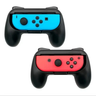 MARKENLOS Grips Griff-Halterung 2x Halter für Nintendo Switch Joy-Con Controller Zubehör