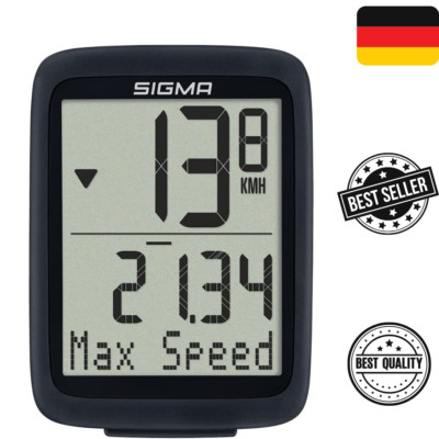 Sigma Sport BC 10.0 WL, wireless bicycle computer with numerous functions, bike