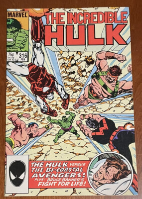Incredible Hulk #316 Marvel 1985