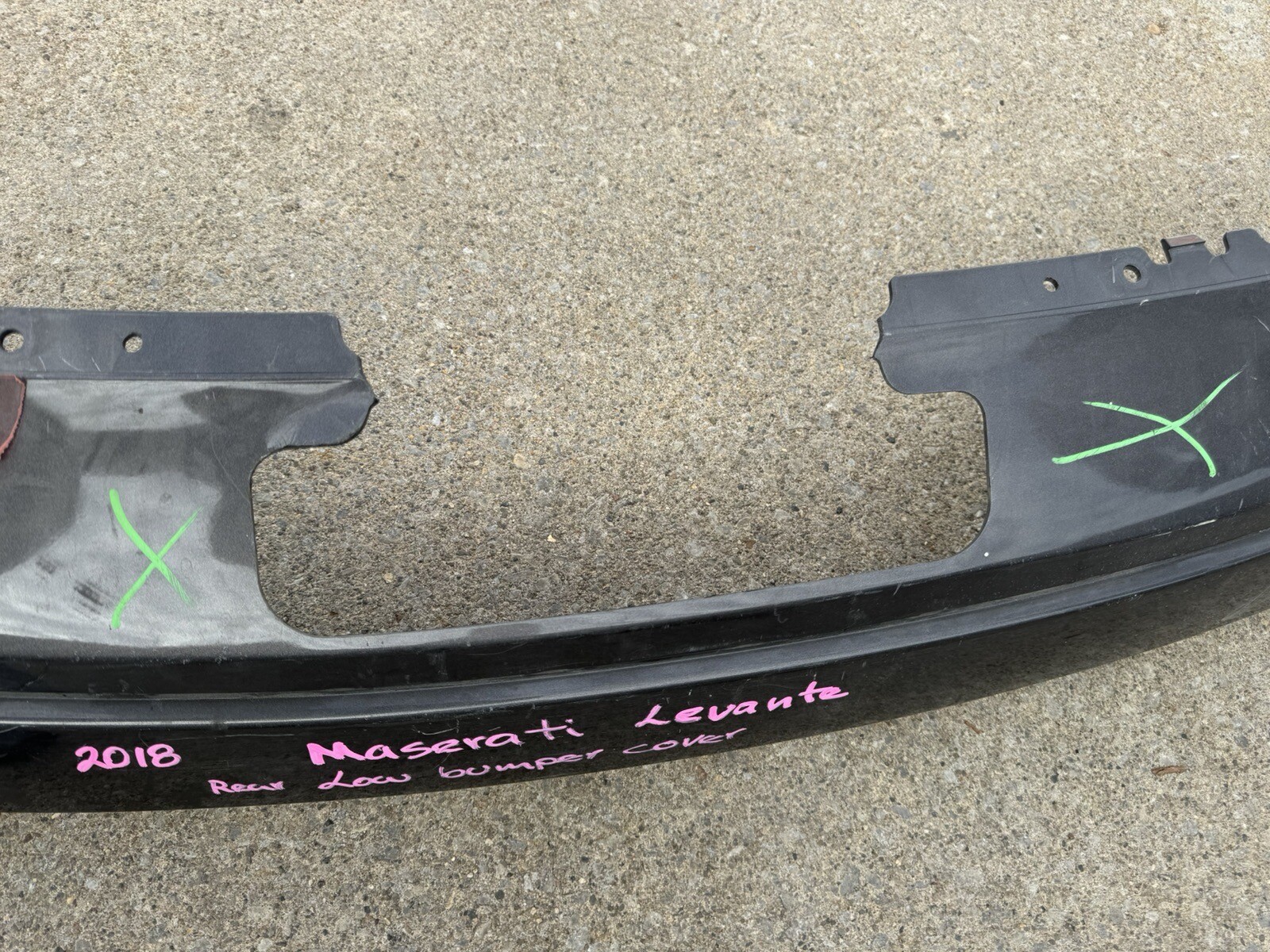 Maserati Levante M161 Rear Bumper Lower Valance Diffuser 2017 2018 2019 2020 Oem