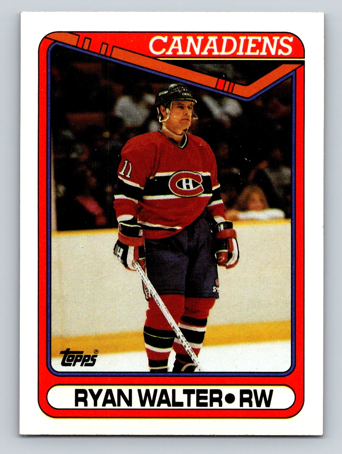 Ryan Walter 1990-91 Topps #296 Montreal Canadiens