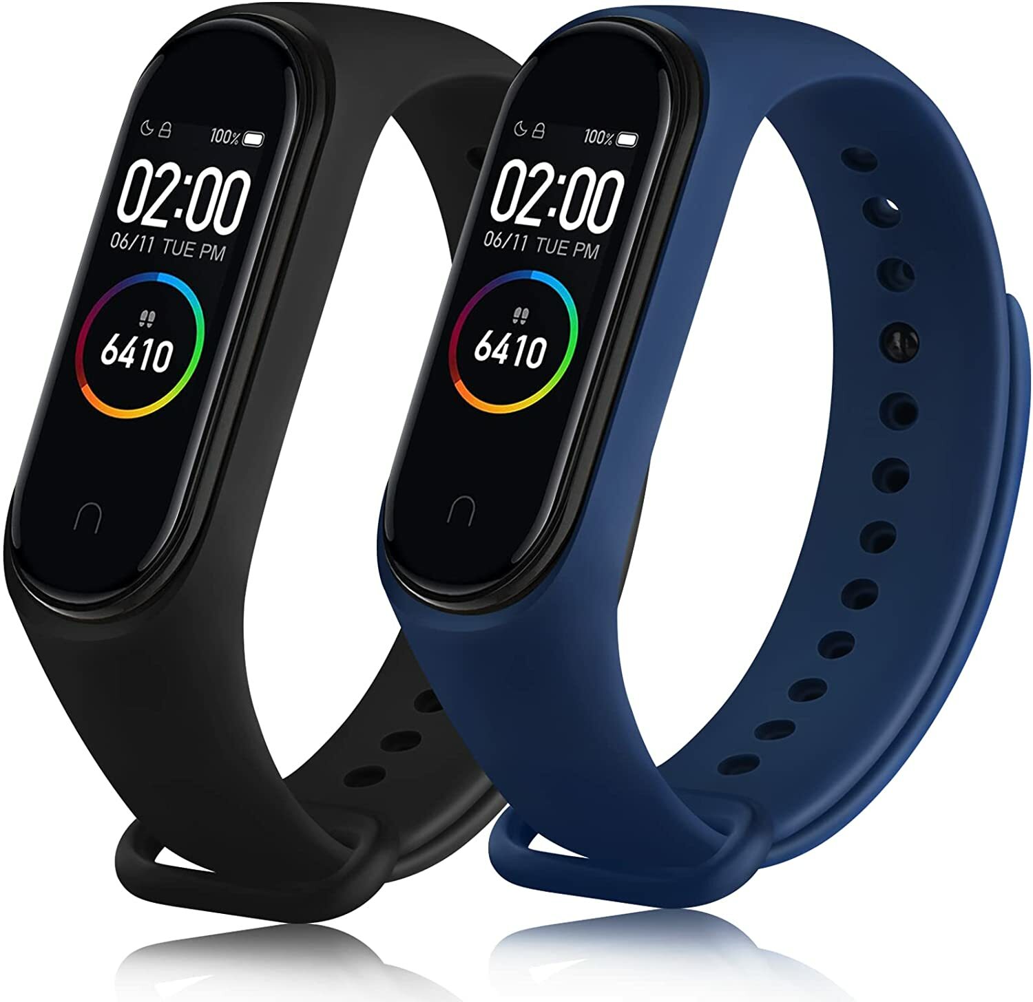 Immagine 2 - Cinturino di ricambio per Xiaomi Mi Band 3/4 5/6 in Silicone morbido Smart Watch