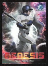 2021 Bowman Chrome SAL FRELICK Genesis Baseball card MILWAUKEE BREWERS