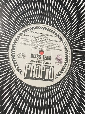EURO- Bliss Team Featuring Jeffrey Jey - People Have The Power 12  VERY GOOD