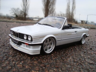 1:18 BMW Alpina E30 Cabrio Tiefer Tuning mit 18 Zoll Audi Echt Alu Felgen