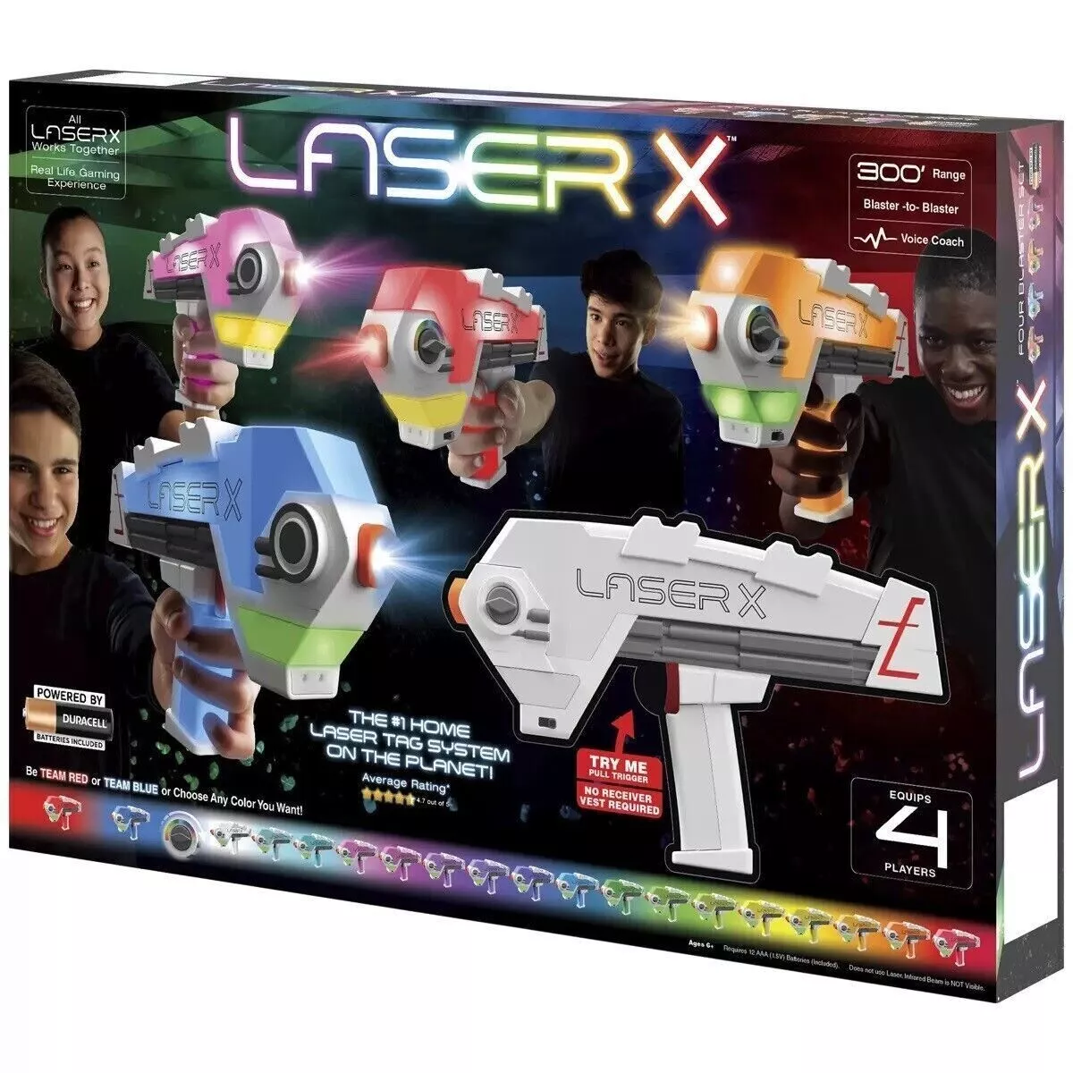 Laser x Blaster, Revolution 4-Player Set