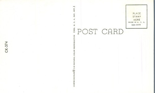 Postal de 1960 de los saludos de los indios Warbonnets de Enid Oklahoma - Imagen 2 de 2