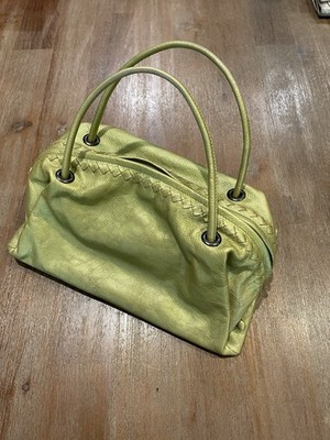 Bottega Veneta Hand Bag Light green Leather 2248128 Never used!!!