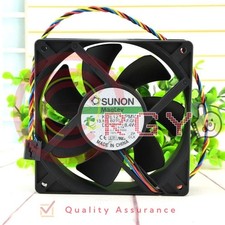 1pcs SUNON KDE1212PMV1 12038 DC12V 8.4W 4-wire PWM chassis cooling fan