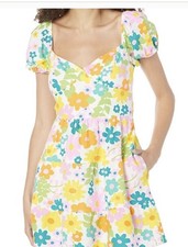 SHOW ME YOUR MUMU WOMENS FLORAL DRESS size small