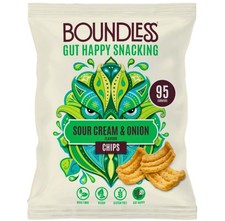 Boundless Chips Sour Cream & Onion 23g-6 Pack