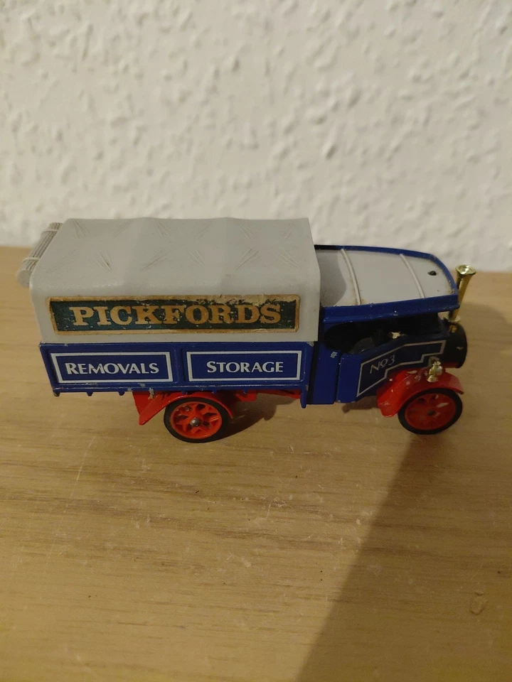 Camión de vapor Matchbox "Modelos de antaño" Y27 1922 Foden - Pickfords Mudanzas Foto 3 de 4