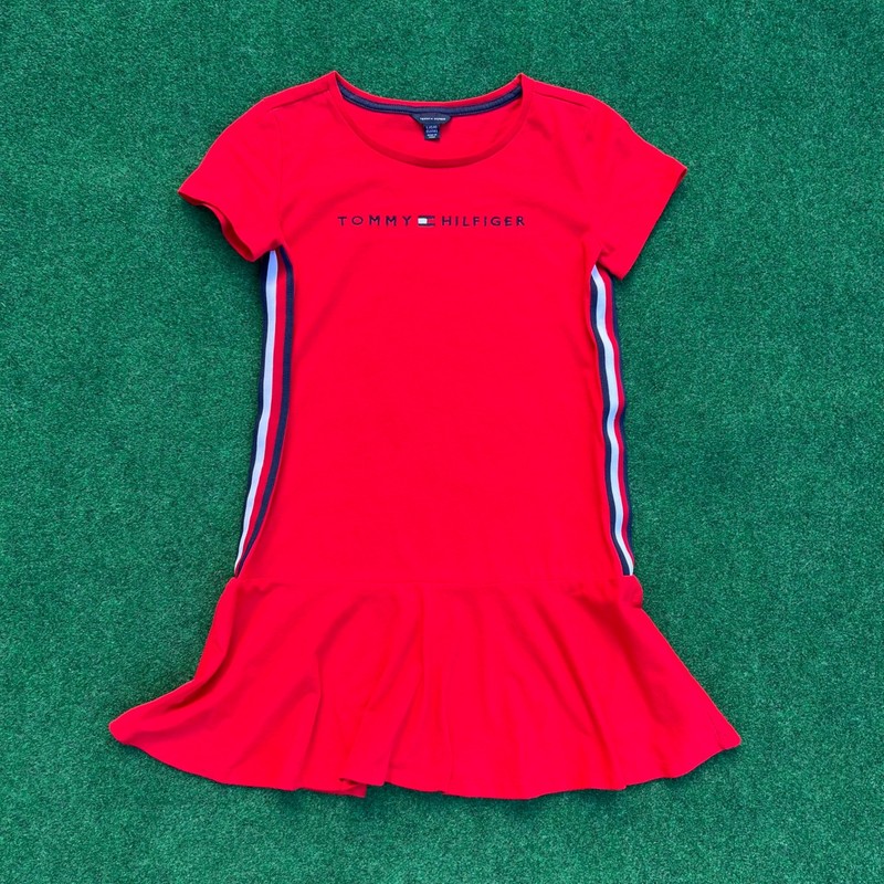 Tommy Hilfiger Red Summer Tennis Dress Girls Large (12-14)