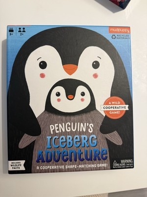 Penguin's Iceberg Adventure Cooperative Game by Mudpuppy (2021, Game) All Pieces