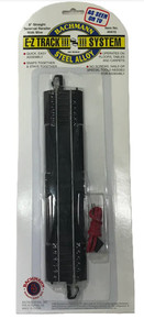 2)TWO Bachmann Trains Snap-Fit E-Z TRACK 9” STRAIGHT TERMINAL RERAILER w/WIRE...