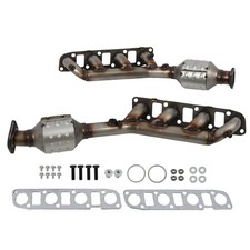 Pair Exhaust Manifold Catalytic Converter Assembly For Nissan Titan 56l G2u
