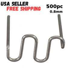500pcs Hot Stapler Staples Repair Kit For Plastic Welder Gun Car Bumper Fender