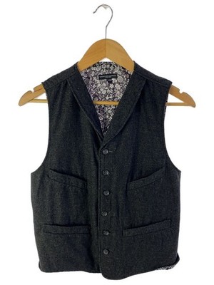 Mens Engineered Garments Engineered Garments Vest XS Wool BLK | eBay