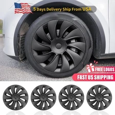 4PCS Wheel Covers Design For Model Y Juniper 2025 2026 19 inch Cyclone Hubcaps