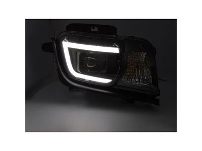 FARI ANTERIORI LED per chevrolet camaro 2009-2013 tube light Nero - Imagem 2 de 3