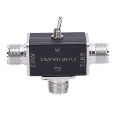 2 Way CB HAM Antenna Switch,100W SO 239 Connector Antennae Switch for 1 to 30...