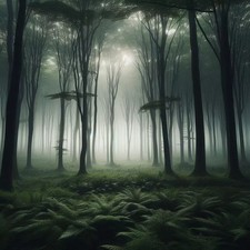 Digital Image Picture Wallpaper Background Desktop AI Art Rain Forest C1