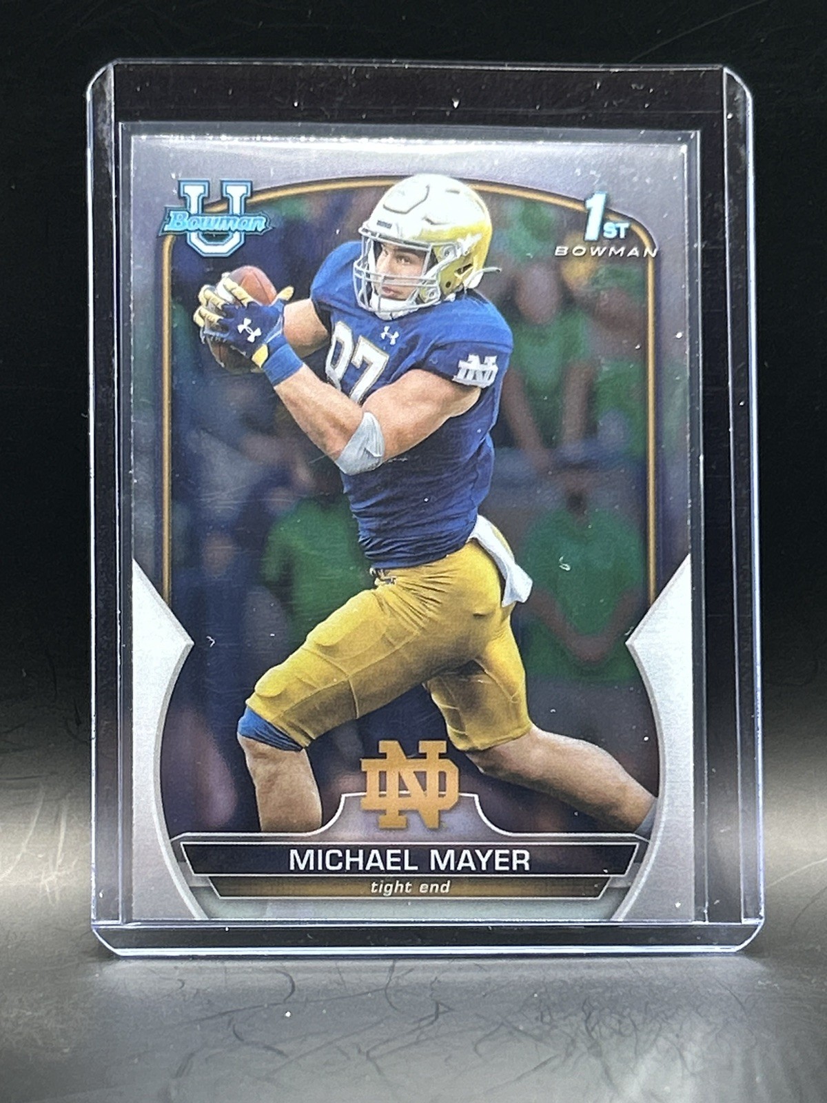 Michael Mayer 1st Prospect - 2022 Bowman U Chrome #41 Notre Dame Fighting Irish