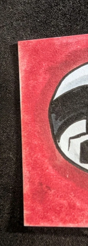 Tarjeta de boceto Topps Star Wars Matt Buttich 1/1 Stormtrooper The Last Jedi Foto 4 de 4