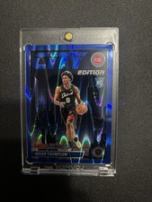 2023-24 NBA  Hoops Premium City Edition Seismic Blue Ausar Thompson Rookie /99 