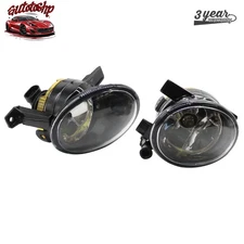 Halogen Front Bumper Lamp Fog Lights For 2010-2011-2014 Volkswagen VW Golf Jetta