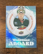 2024-25 Upper Deck Series 2 Welcome Aboard Jesper Wallstedt #WA-5 Rookie Wild RC