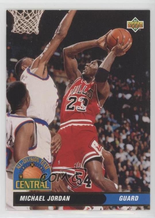 1992-93 Upper Deck All-Division Team Michael Jordan #AD9 HOF 0e3