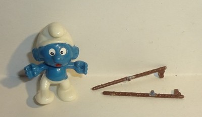 STELZEN SCHLUMPF inkl. Stelzen (Variante ''B'') OLYMPIADE Schlümpfe 1983 ORIGINAL