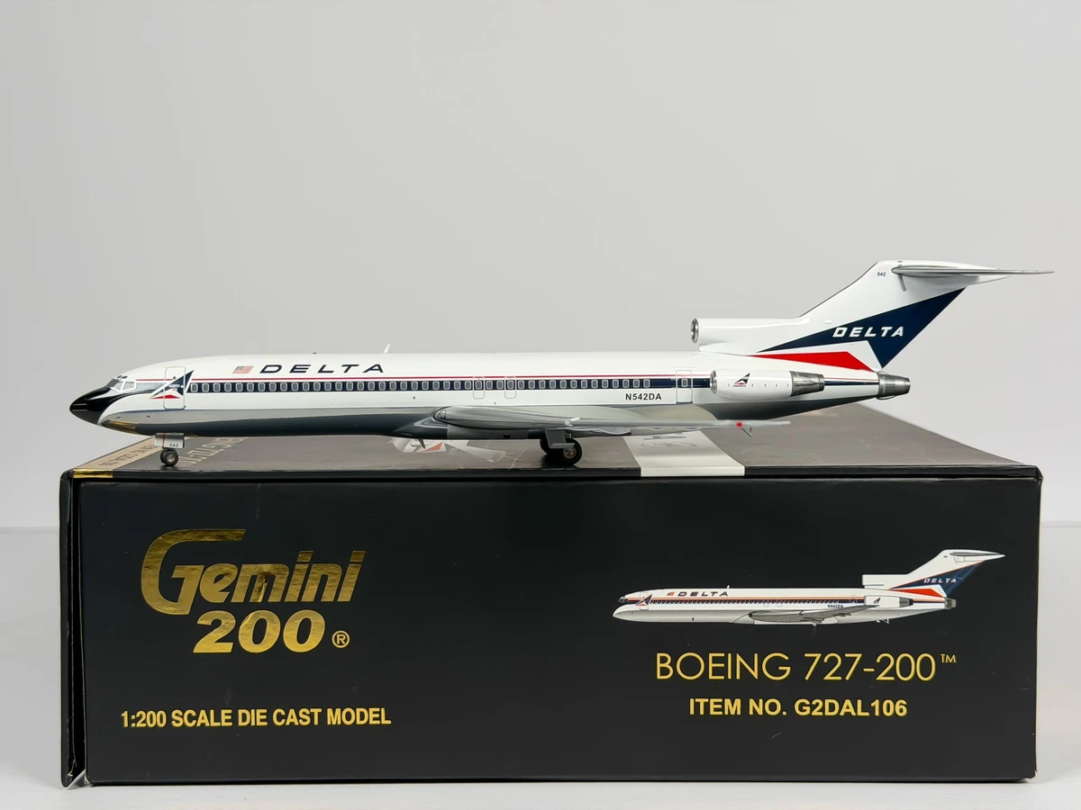 GeminiJets Boeing 727 1:200 Scale Contemporary Diecast Aircraft