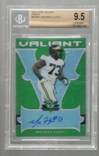2018 Leaf Valiant #BAMH1 Maurice Hurst Rookie RC Auto Green #'ed Wolverines BGS