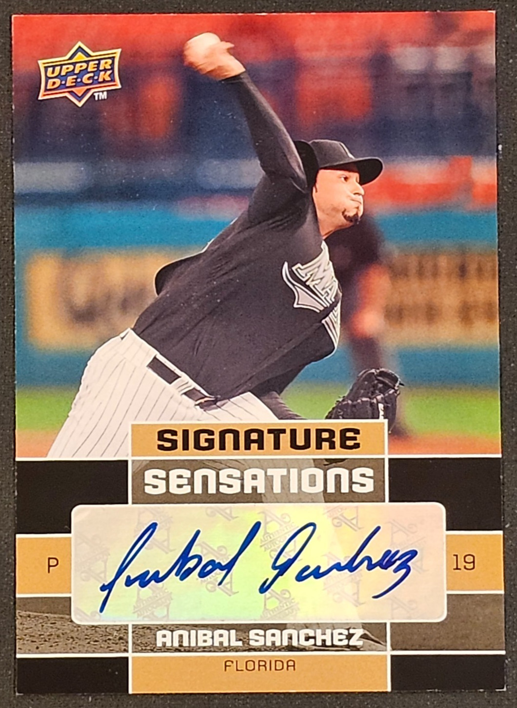 2010 Upper Deck Anibal Sanchez Signature Sensations Autograph #SS-RS Marlins