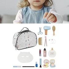 Wooden Makeup Toy Set for Little Girls Play House Beauty Salon Game Kids