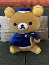 Rilakkuma San-X Plush Blue Cape Plush Large EXTREMELY RARE Japanese