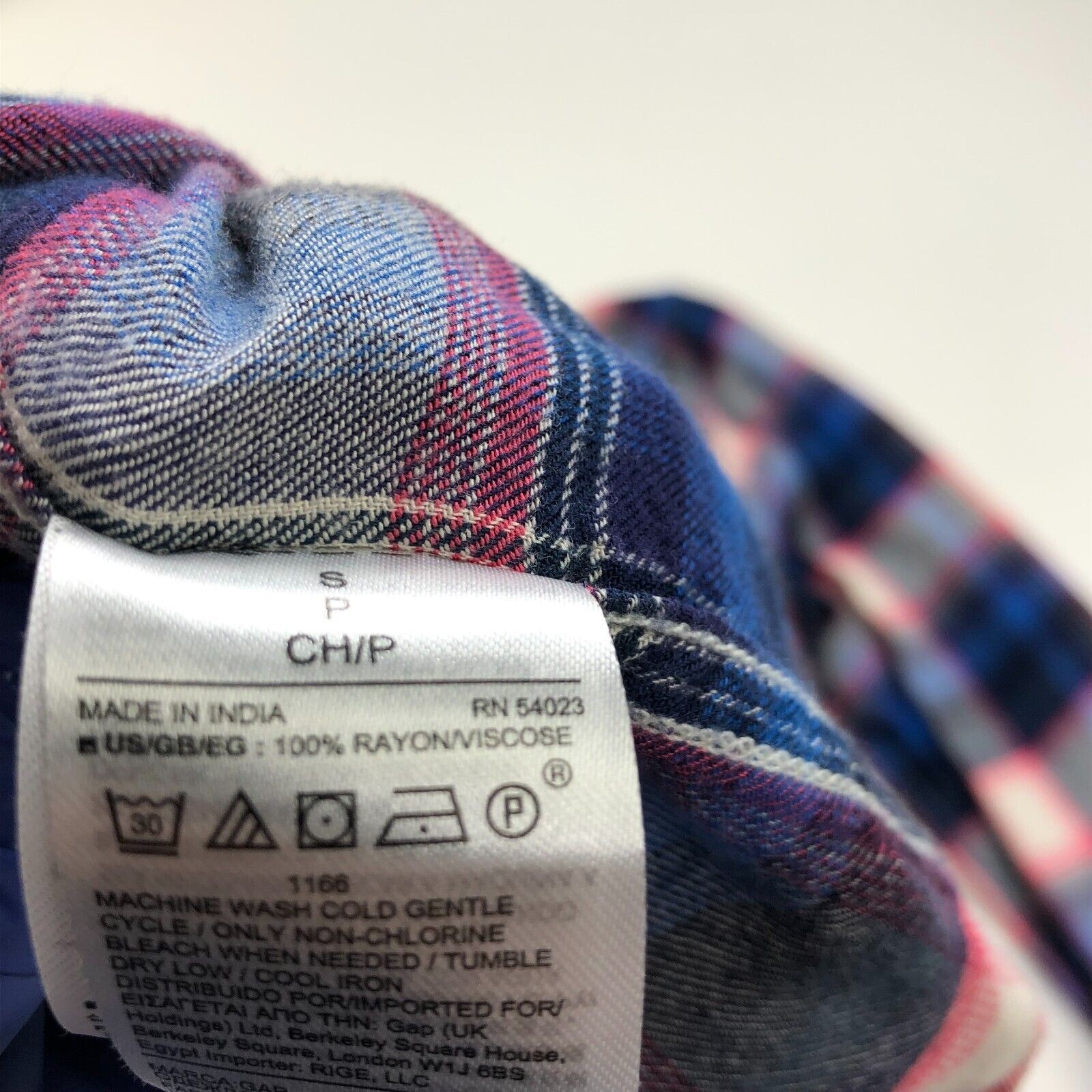 Gap Pendleton Small 100% Rayon MINT Button Long S… - image 9