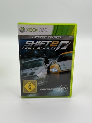 Shift 2 Unleashed Limited Edition Microsoft XBox 360 guter Zustand CIB OVP