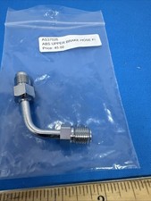 Magnum Abs Upper Brake Line Adapter - Chrome Motorcycle Street Bike As37026 Magnum Abs Upper Brake Line Adapter - Chrome Motorcycle Street Bike As37026