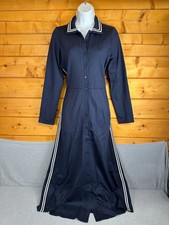 Joules Womens Pia Navy Jersey Shirt Dress UK 8 Long Sleeve Maxi Stripe NWT