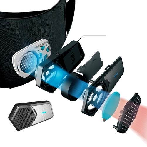 Maschera con Ventaglio per Ciclismo Sport all'aperto - Foto 2 di 9