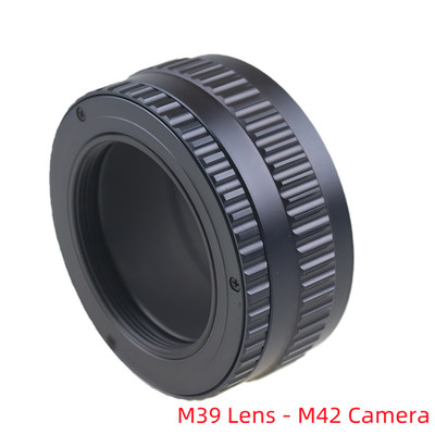 Pixco Adjustable Focus Helicoid Macro Adapter for M39 Lens to M42 Camera 25-55mm